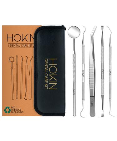 HOKIN Plaque Remover Dental Care Kit Teeth Cleaning Tool Dental Care Kit Tooth Filling Repair Set Stainless Steel Dental Tools for Men Women Kids and Pet Care (5)