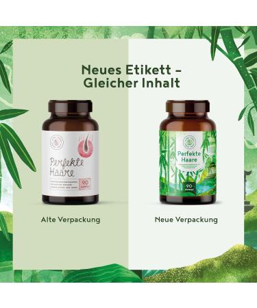 Perfect Hair Vitamins - High Dose Biotin Keratin & B Vitamins for Hair Skin & Nails - 90 Capsules from Germany - International Shipping - Buy Online on GoSupps.com