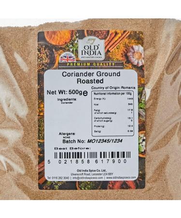 Old India Coriander Ground Roasted 500g - Premium Quality Spice - Buy Online on GoSupps.com