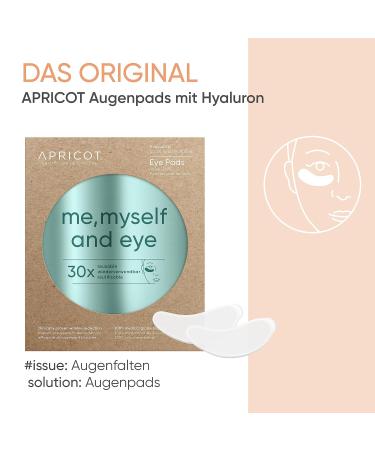 Apricot Eye Pads with Hyaluronic Acid | Anti-Aging Reusable Silicone Eye Care Pads | International Shipping Available - Buy Online on GoSupps.com