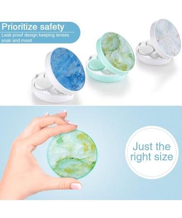 Oekin Green Contact Lens Case with Mirror | Travel-Friendly Durable & Stylish Lens Storage - Buy Online on GoSupps.com