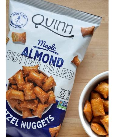 Quinn Dark Chocolate Peanut Butter Filled Pretzel Nuggets - Gluten-Free, Corn-Free, Soy-Free, Dairy-Free & Vegan Friendly - Non-GMO - 6.5 oz, Pack of 4 - Buy Online on GoSupps.com