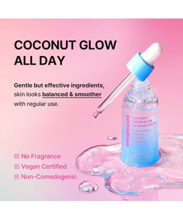 SOONDING | Coconut Rice Milk Toner + Coconut Water Glow Calming Serum - Buy Online on GoSupps.com