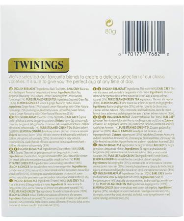 Twinings Favourite Collection Tea & Infusions Box - Best Selection of Favourites Tea & Infusions - Buy Online on GoSupps.com