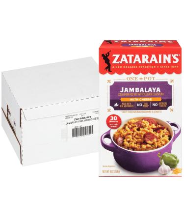 Zatarain's Jambalaya with Cheese, 8 oz (Pack of 12)