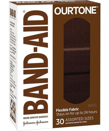 Band-Aid Brand Ourtone Flexible Fabric Adhesive Bandages - 30 Count - Buy Online on GoSupps.com