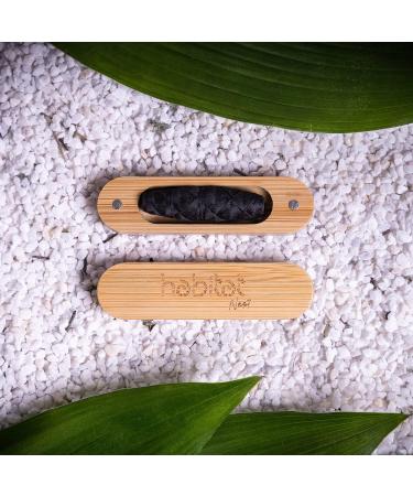 Eco-Friendly Habitat Nest: Bamboo Carbon Fiber Candle Wax 30m Mint Flavor Biodegradable Plastic-Free - Buy Online on GoSupps.com