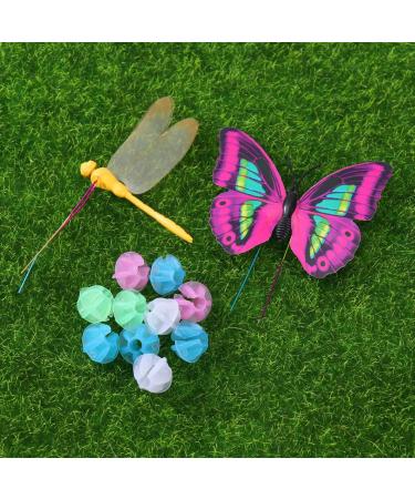 WINOMO 108pcs Luminous Bicycle Wheel Spoke Beads with 30pcs Butterflies Clips and 6pcs Dragonflies Clips - Buy Online on GoSupps.com