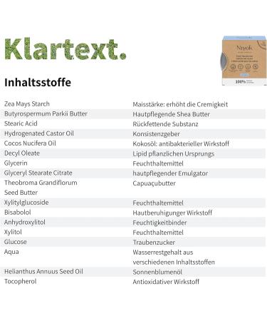 Niyok Firm hand cream "Sensitiv" (50g) Hand balm for sensitive and sensitive skin Fragrance-free hand cream Fast and natural absorption Basic lotion - Buy Online on GoSupps.com