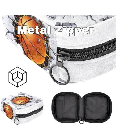 GIAPB Sanitary Napkin Storage Bag | Period Tampon Makeup Pad Pouch | Basketball and Wall Color1431 - Buy Online on GoSupps.com
