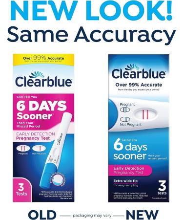 Clearblue Early Detection Pregnancy Test 3ct 3 Count, Fast and Accurate Results - Buy Online on GoSupps.com