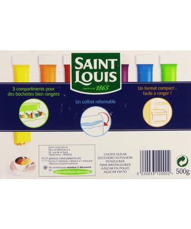 Buy Saint Louis Colored Fine Sugar Sticks 500g - Premium French Sugar for Sweetening | International Shipping - Buy Online on GoSupps.com
