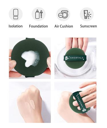 12PCS Triangle & Round Powder Puff Set - Versatile Makeup Sponge for Wet & Dry Use | Premium Setting Powder Puffs for Flawless Foundation Application - Buy Online on GoSupps.com