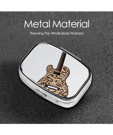 Buy Guitar Design Portable Pill Box | Travel Medicine Organizer | International Shipping - Buy Online on GoSupps.com