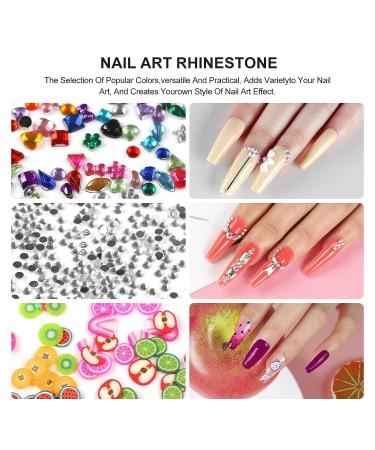 Complete Acrylic Nail Kit for Beginners with UV Light, Drill, 45pc Powder Set, 60pc Glitter Decorations - Professional Nail Supplies for Women | RJ0333 - Buy Online on GoSupps.com