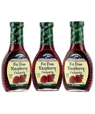 Maple Grove Farms Dressing Raspberry Vinaigrette Fat Free 8.0 OZ(Pack of 3)