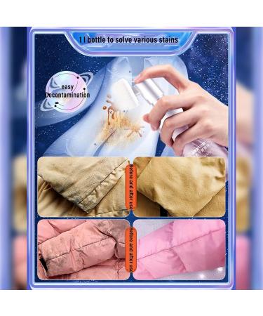 Down Jacket Cleaner - 100ml Garment Stubborn Stain Cleaner with Brush Head - Wash Free Downwear Detergent Stubborn Stain Cleaner Quick Cleaning Stain Rescue Stain Remover for Down Jacket Pochy - Buy Online on GoSupps.com
