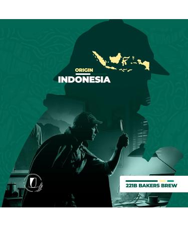 Lucky Cuppa's "221b Bakers Brew" Sherlock's Sumatra Lake Toba Mystery Roast - Medium Roast Coffee Beans - Whole Coffee Beans - Sherlock Holmes Gifts for Men - 250g - Buy Online on GoSupps.com