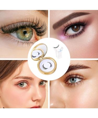 DASHIELL No Glue False Eyelashes | False Reusable Lashes - Natural Look False Lashes False Eyelashes Easy-to-Use Applicator Strong Magnets For Beginners - Buy Online on GoSupps.com