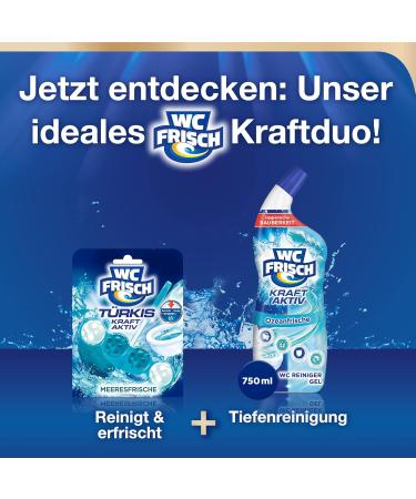 Toilet-Fresh Power Active Turquoise Maker - 10 Pack | Intensive Toilet Cleaner & Fragrance Stones for Freshness - Buy Online on GoSupps.com