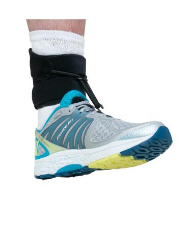 Boxia The Revolutionary Drop Foot Ankle Orthosis for Flaccid Paralysis Drop Foot - BLACK (Class 1 Medical Device) - Supplied to UK Hospitals (Large)