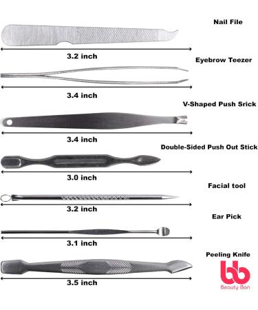 manicure set 10/12 (black) - Buy Online on GoSupps.com