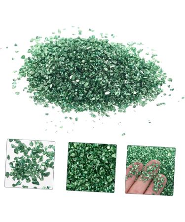 Anneome 1 Glass Chip Nail Crushed Glass Epoxy Filling Shiny Nail Stickers DIY Glass Fillers Epoxy Charms Nail Art Rhinestones Manicure Charm Nail Art Accessories Manicure Fillers 0.5X0.3cm Green - Buy Online on GoSupps.com