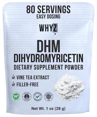 Dihydromyricetin Powder 28g 100% Pure DHM Supplements Liver Support Hydration & Body Replenishment Premium Quality DHM Supplement for Wellness 80 Servings