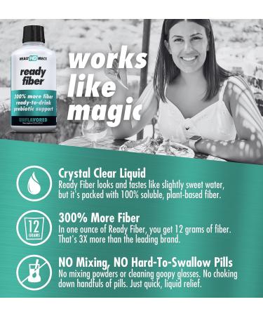 HEALTH DIRECT Ready Fiber Non-GMO Liquid Fiber High Fiber Supplement  for Regularity  Bloating Relief  Psyllium-Free  Fiber for Women  Men & Kids  12 Grams Fiber  Prebiotic FOS  15 Oz - Buy Online on GoSupps.com