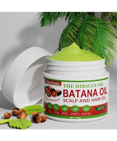 100% Pure Batana Oil from Honduras | Hair Growth Oil Hair Mask & Scalp Treatment | Repairs Damaged Hair & Reduces Hair Loss - Buy Online on GoSupps.com