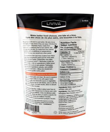LIVIVA Keto-Friendly Organic Shirataki Spaghetti - Low Calorie, 14 oz (Pack of 6) - Buy Online on GoSupps.com