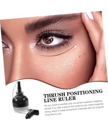 NOLITOY 5pcs String Ink Line Box Ink Line Ruler Black-ish Blacklig Eyebrow Positioning Tool Vial Draw a Line - Buy Online on GoSupps.com