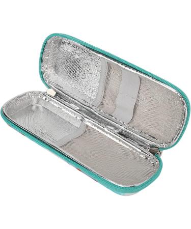 Insulin Cooler Case - Diabetic Supplies Cooling Bag for Insulin Pen - Marble Green - Buy Online on GoSupps.com