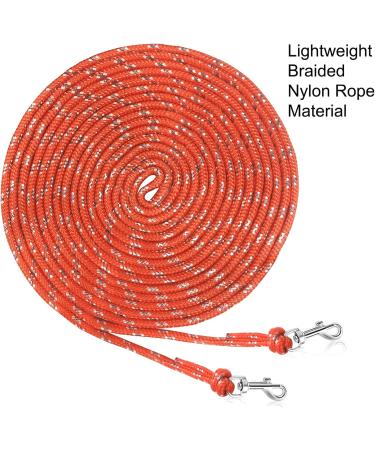 Ranypet 15m Reflecting Long Line for Cats & Small Animals - Safe Durable Leash in Orange for Kittens Puppies & Rabbits - Buy Online on GoSupps.com