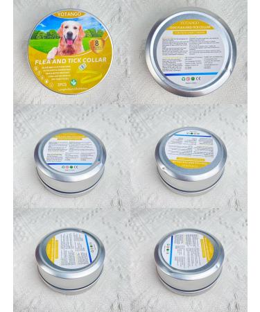YOTANGO Dog Collar Repellent 2-Pack Dog Collar Repellency Slow Release Pleasant Aroma Waterproof - Yellow - Buy Online on GoSupps.com