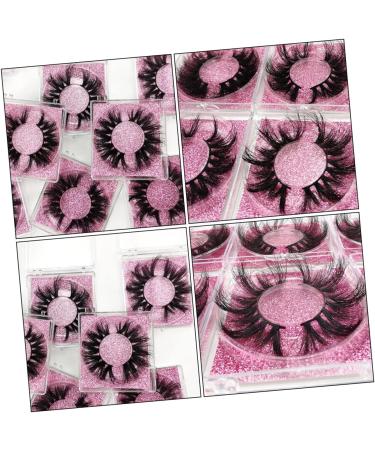 minkissy 1pair Fake Eyelashes Fluffy Wispy Eyelash Eyelashes Extension Tool Makeup Faux Eyelash Dramatic Eyelashes Black Eyelashes Fake Long Eyelash Miss Slender Decorate - Buy Online on GoSupps.com