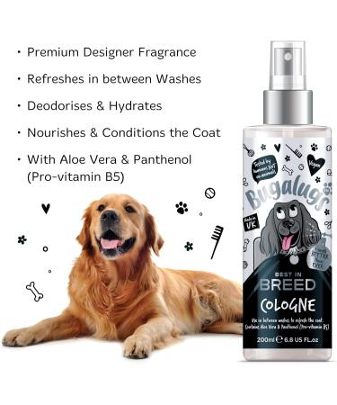 BUGALUGS Dog perfume Breed dog deodorant spray with a Distinctive dog perfume spray fragrance long lasting dog spray for smelly dogs. Essential dog cologne grooming products for dogs 200ml 199 ml (Pack of 1) - Buy Online on GoSupps.com
