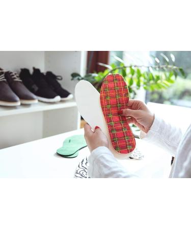 Shop 6 Pair Tartan Shoe Insoles for Men & Women - Comfortable Unisex Inserts | Stylish Design by Kaps - Buy Online on GoSupps.com
