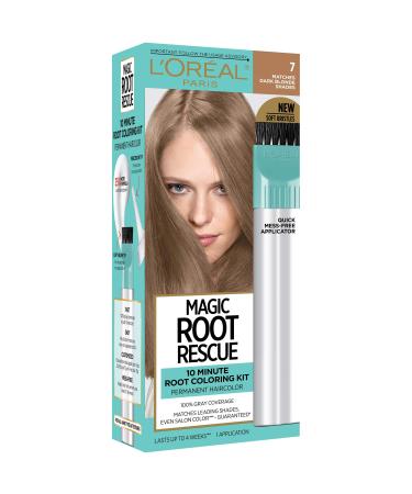 L'Oreal Root Rescue 10 Minute Root Coloring Kit  7 Dark Blonde 1 Application