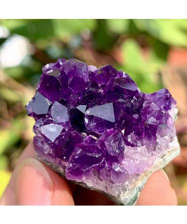 Natural Amethyst geode Quartz Cluster Specimen70-80g Stone Crystal Cluster - Buy Online on GoSupps.com