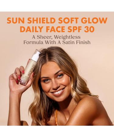 Kopari Rose Gold Sunglaze Sheer Body Mist Sunscreen SPF 42 & Sun Shield Soft Glow Daily Face SPF 30 - Buy Online on GoSupps.com