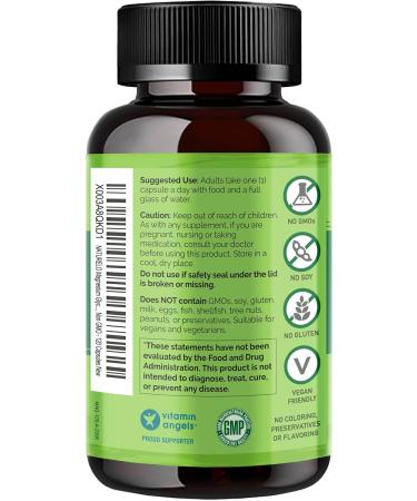 NATURELO Tumeric Curcumin Plant Based Joint Support Magnesium Glycinate 200 mg Magnesium - Gluten Free Non GMO - 120 Capsules - Buy Online on GoSupps.com