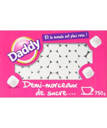 Daddy Sugar in Semi-Round Pieces 750 g Box - Pack of 4