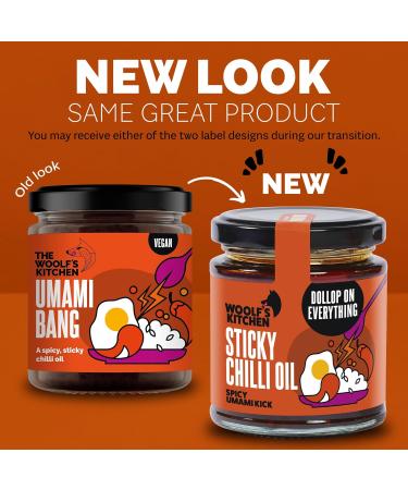 Woolf's Kitchen The Woolfs Kitchen Umami Bang Spicy and sticky chili oil Add a chilli kick to your food 190ml - Buy Online on GoSupps.com