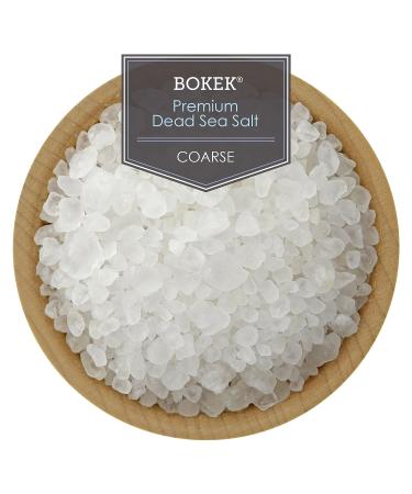 SaltWorks Bokek Dead Sea Bath Salt 32oz Jar - Unscented Natural Minerals for Relaxation and Rejuvenation - Buy Online on GoSupps.com