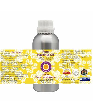 Deve Herbes Pure Hazelnut Oil 1250ml (42 oz) - Cold Pressed Premium Quality Best for Cooking & Skincare - International Shipping Available - Buy Online on GoSupps.com