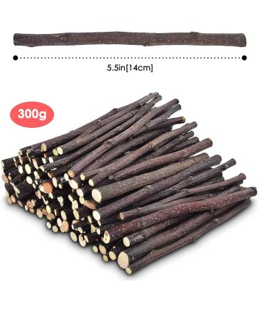 ERKOON Organic Apple Sticks 300g/500g Molar Treats for Small Animals - Hamster, Rabbit, Guinea Pig, Chinchilla, Squirrel - Chew Toys - Natural Apple Branch - 10.5 Ounce (Pack of 1) - Buy Online on GoSupps.com