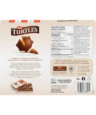 TURTLES Classic Holiday Chocolate Gift Box 260 g - Buy Online on GoSupps.com