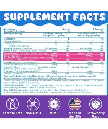 Nextdia Coq10 100mg 200mg Filled Gummies with Ashwagandha & Calcium + D3 & Magnesium Filled Gummies for Kids 4+ - Buy Online on GoSupps.com