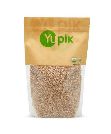 Yupik Organic Pearl Barley 1 kg Non-GMO Kosher Vegan Hulled Grains Salt-Free Oil-Free Source of Fiber Ideal for Cooking & Baking 1 kg (Pack of 1)